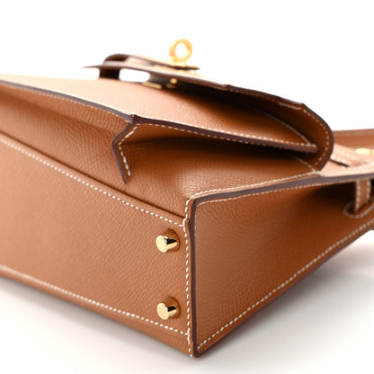 Hermes Epsom Kelly En Desordre Sellier 20 Gold 11 of 12