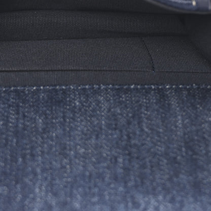 Chanel Denim Quilted Chanel 19 Flap Phone Holder With Chain Blue 5 of 11