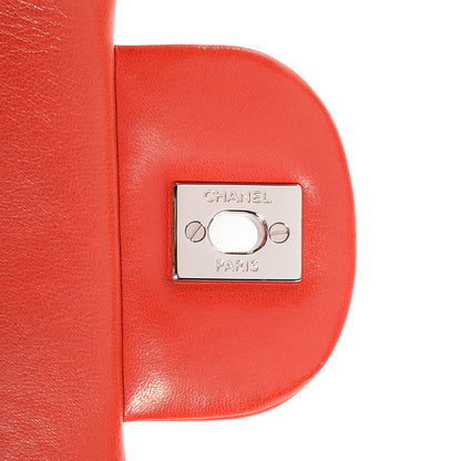 Chanel Lambskin Quilted Maxi Double Flap Red 10 of 10