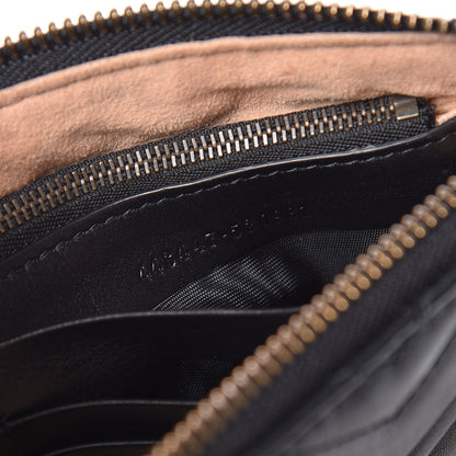 Gucci Calfskin Matelasse Mini GG Marmont Chain Bag Black 7 of 9