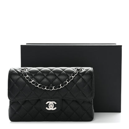 Chanel Caviar Quilted Small Double Flap Black 31 of 31