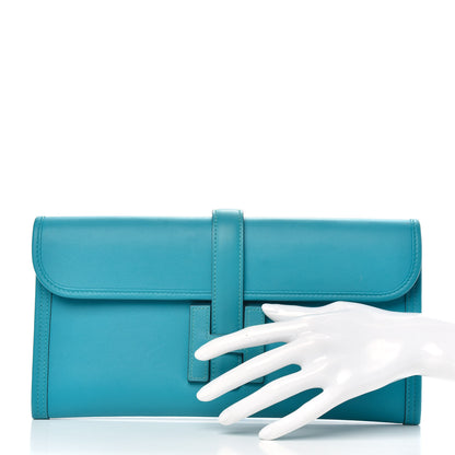 Hermes Swift Jige Elan 29 Clutch Turquoise 2 of 11
