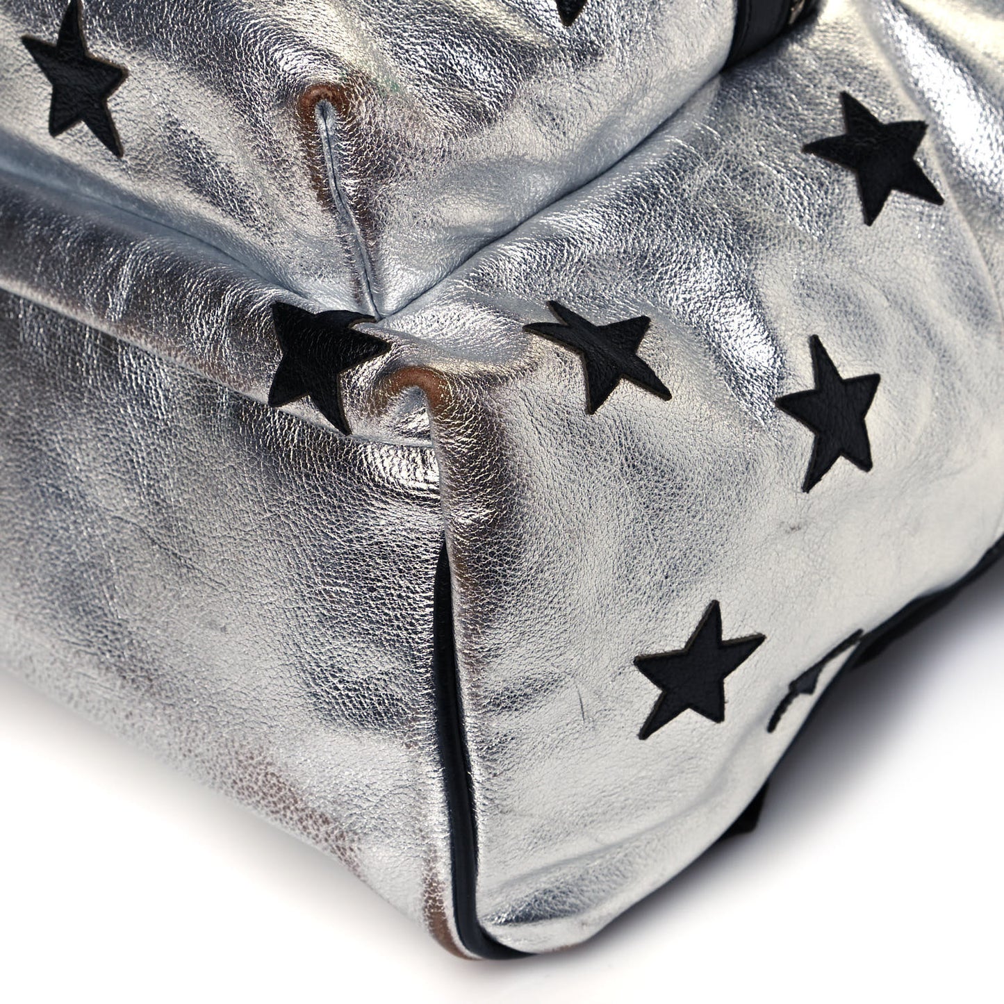 Metallic Buffalo Star Hunting Backpack Silver Black