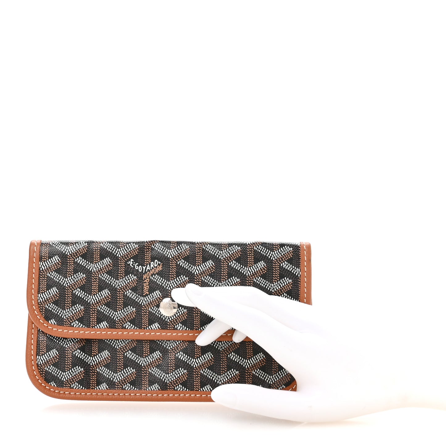 Goyardine Pouch Black Gold