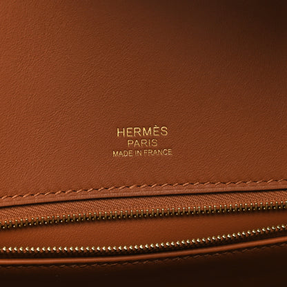 Hermes Veau Doblis Swift Grizzly Birkin 30 Gold 6 of 12