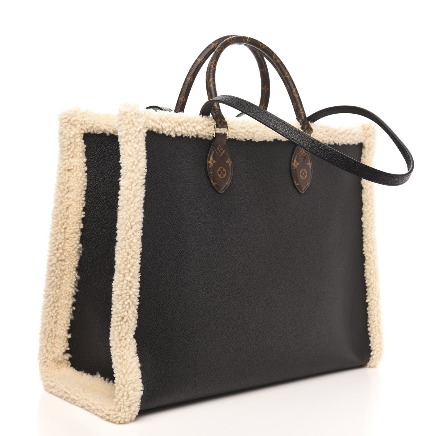 Louis Vuitton Calfskin Monogram Teddy Onthego GM Black 3 of 10