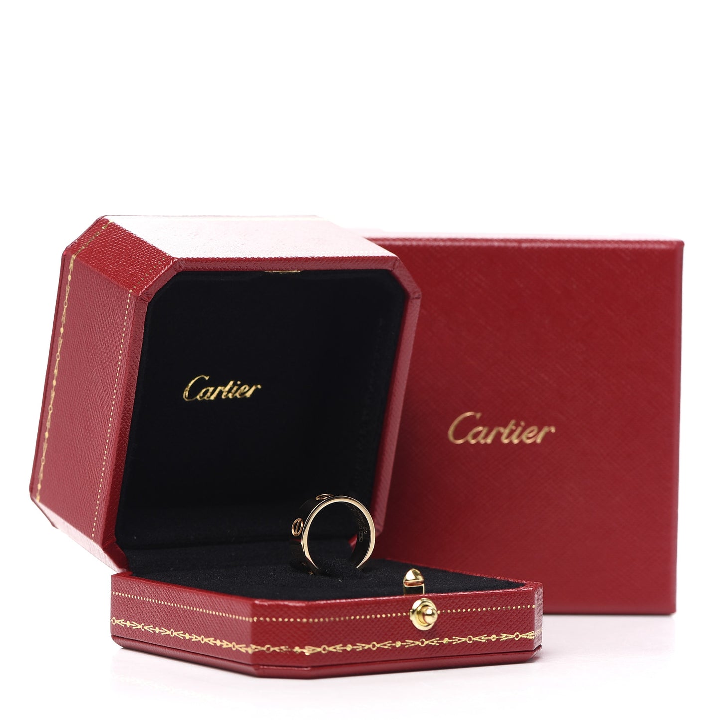 18K Yellow Gold 5.5mm LOVE Ring 50 5.25