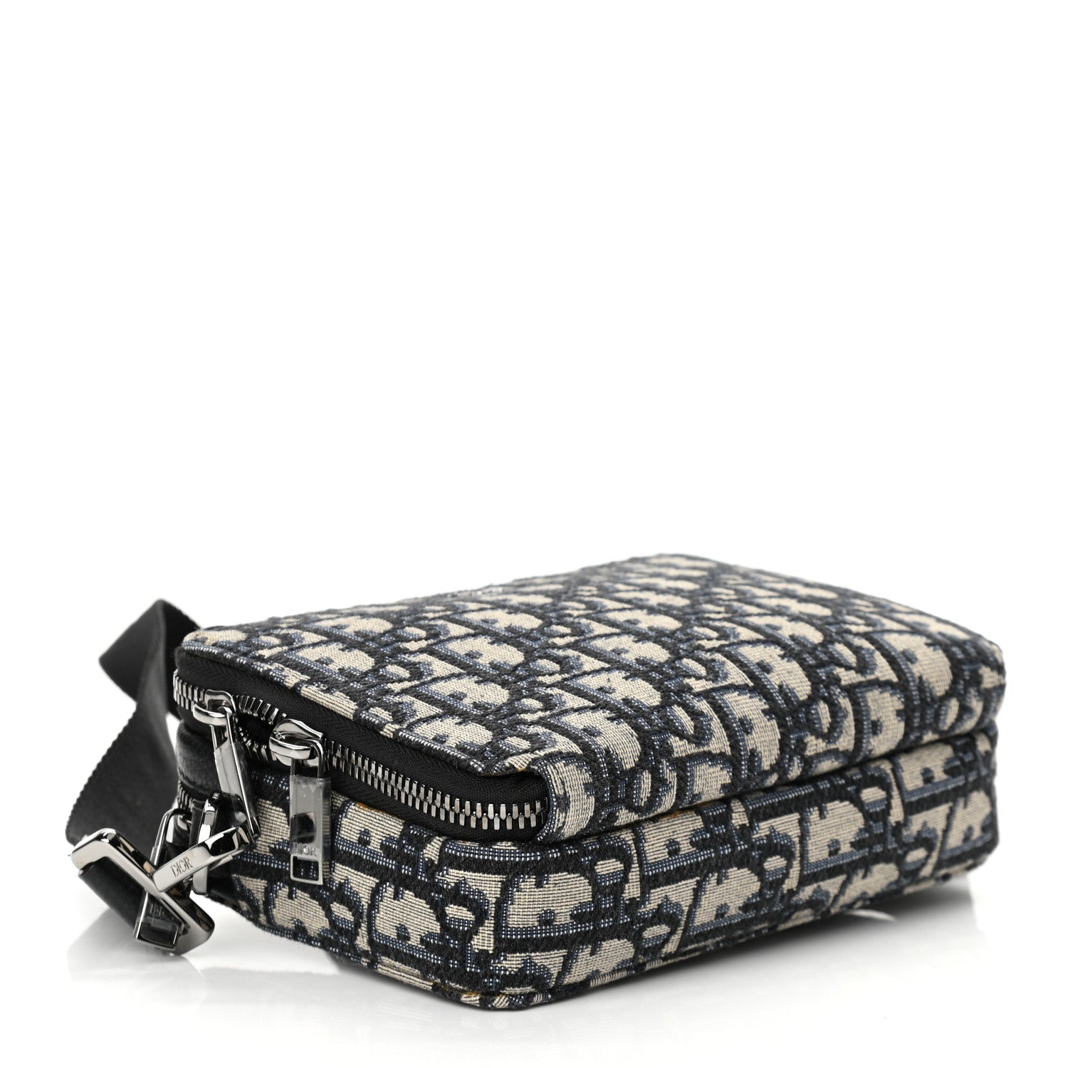 Christian Dior Oblique Pouch Navy Blue 5 of 11