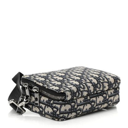 Christian Dior Oblique Pouch Navy Blue 5 of 11
