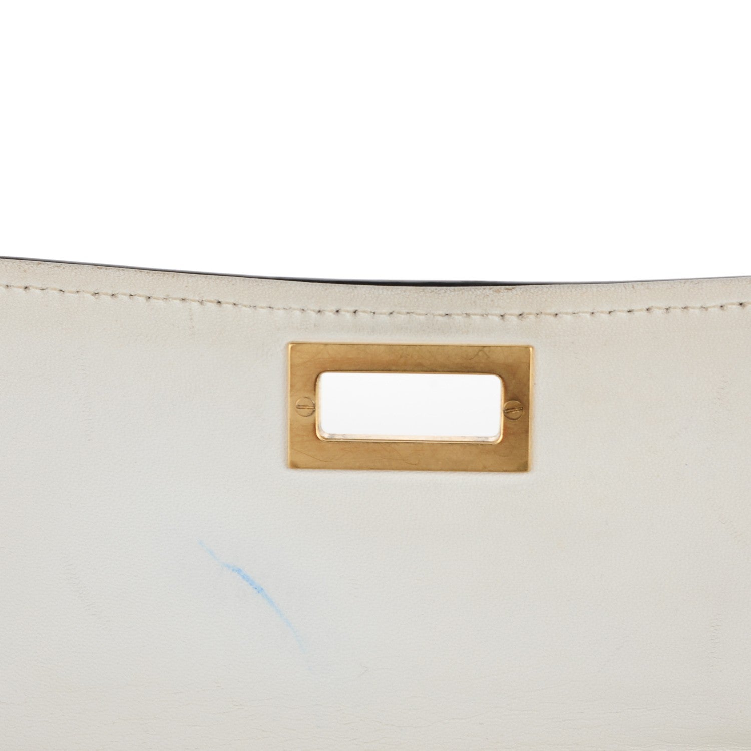 Chanel Lambskin Contrast Stitch Small Mademoiselle Flap Black White 8 of 8