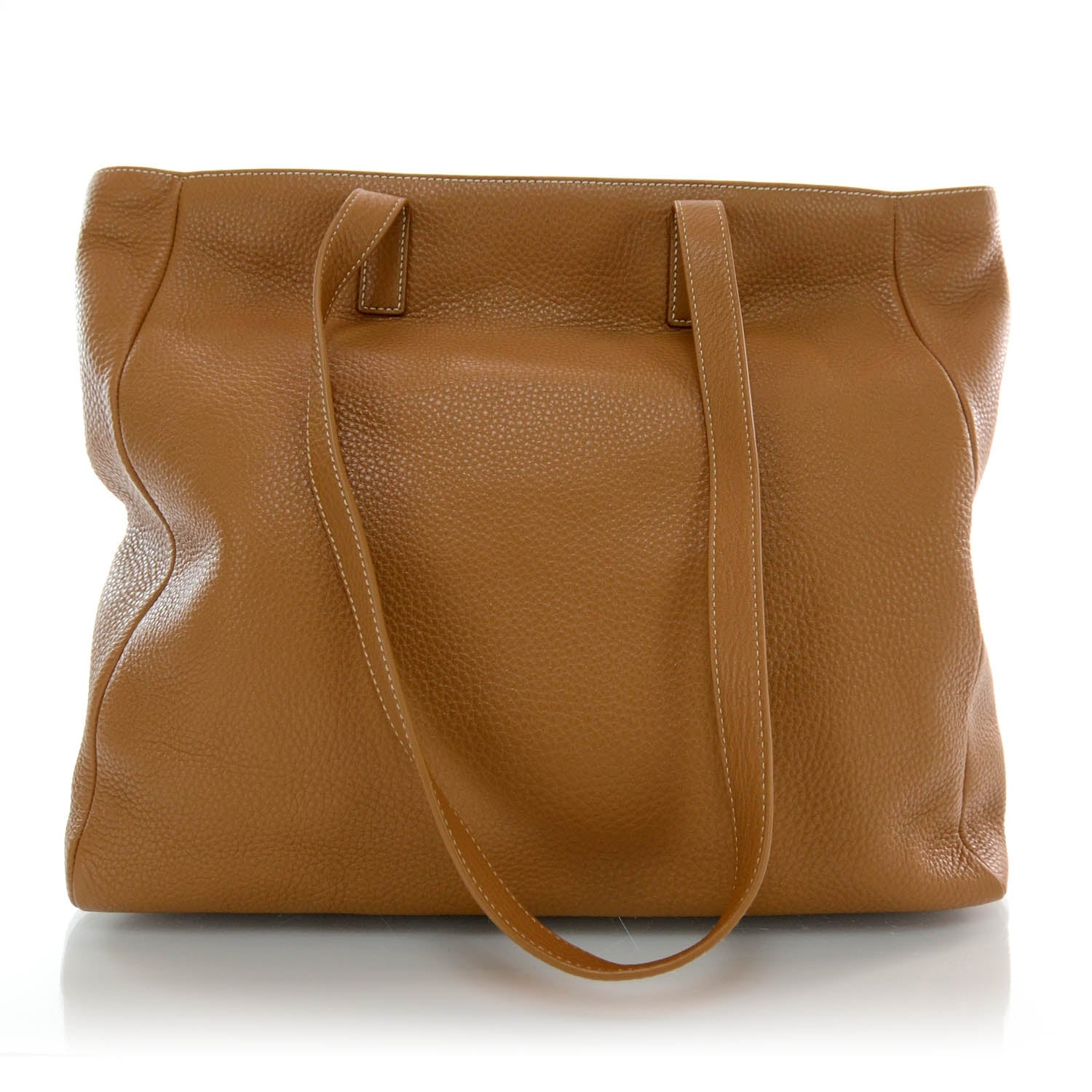 Prada Vitello Daino Large Tote Caramel 3 of 8