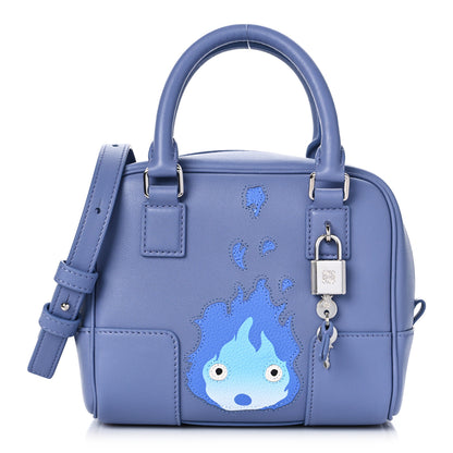 Loewe X HOWLS MOVING CASTLE Satin Calfskin Calcifer Amazona 16 Blueberry 1 of 8