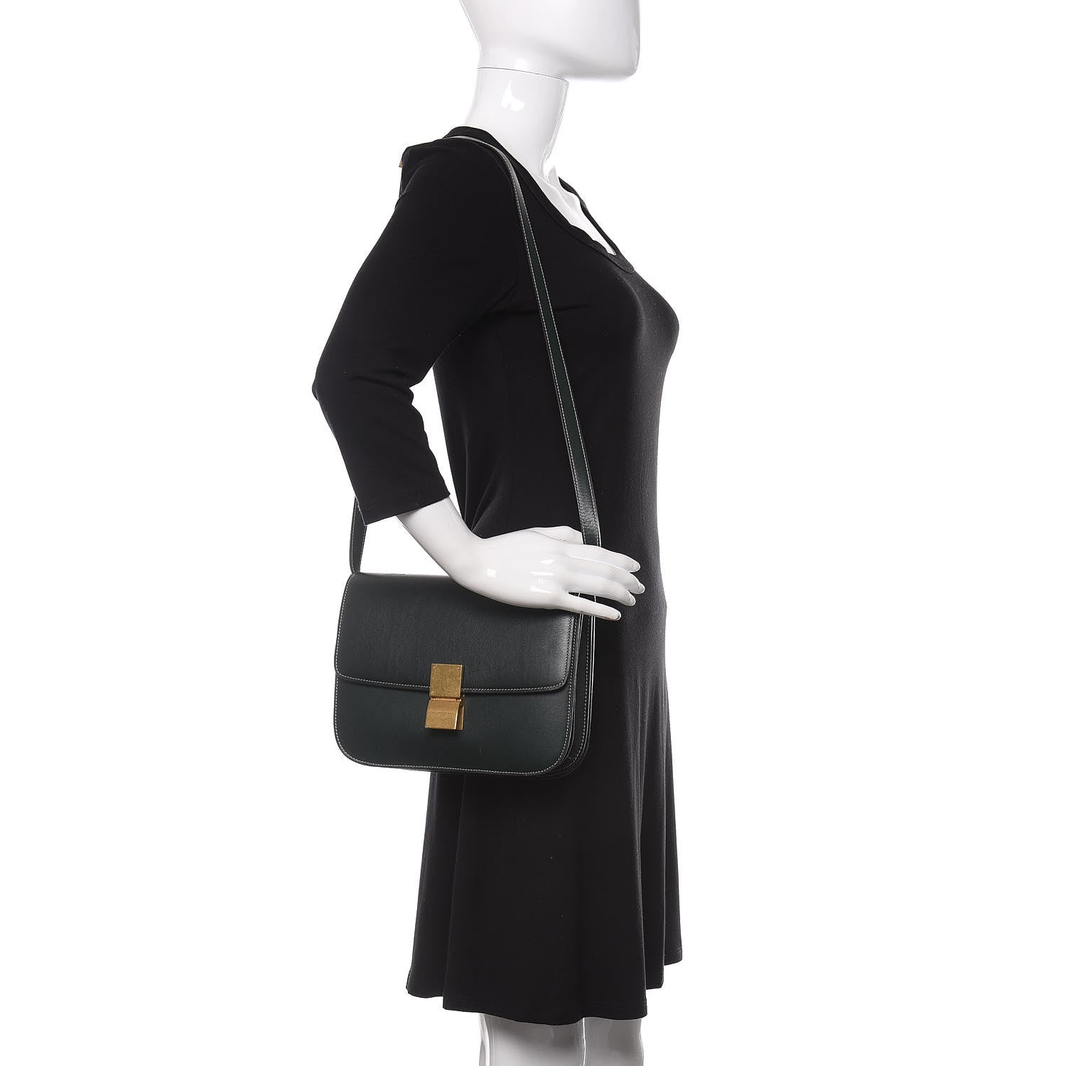 Celine Box Calfskin Medium Classic Box Flap Bag Amazone 2 of 15