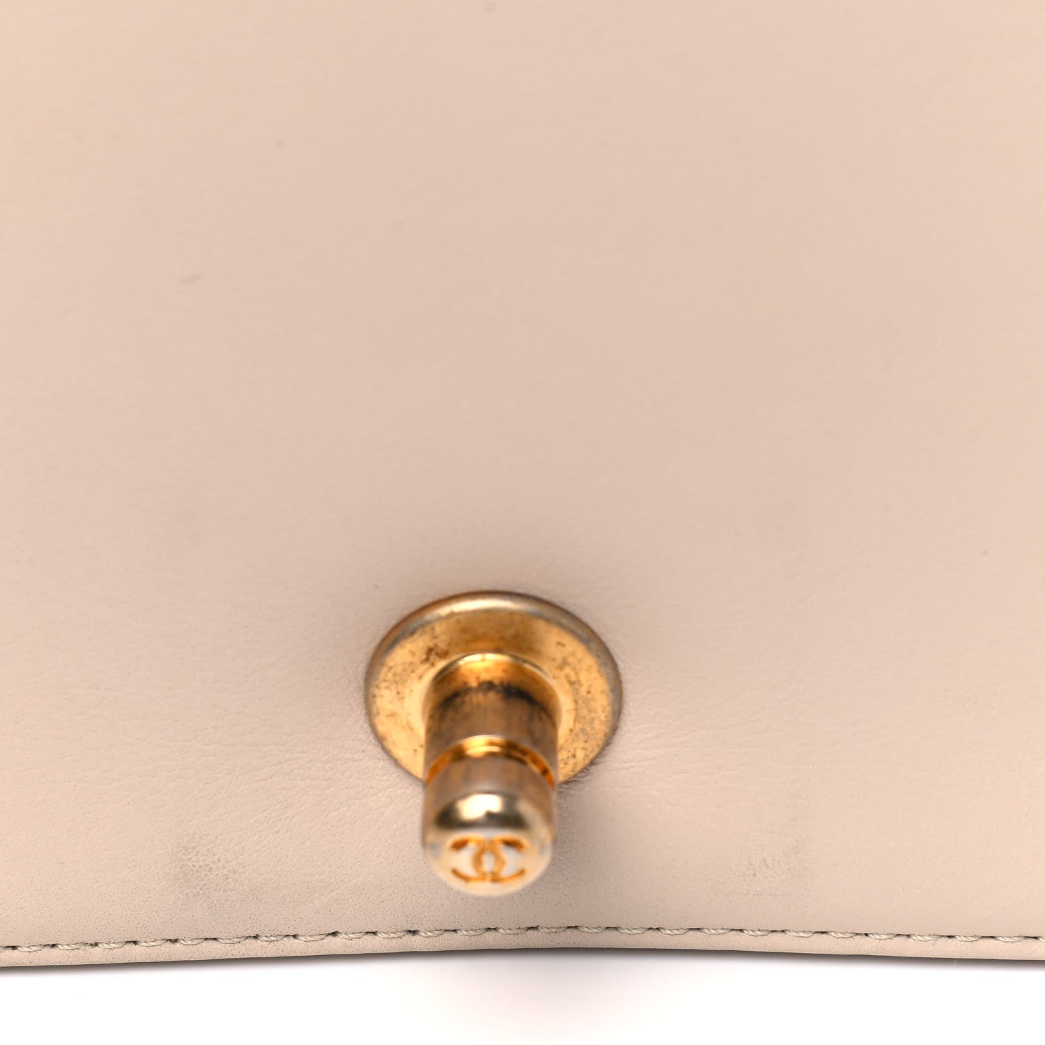 Chanel Calfskin Quilted New Medium Boy Flap Beige Clair 6 of 12