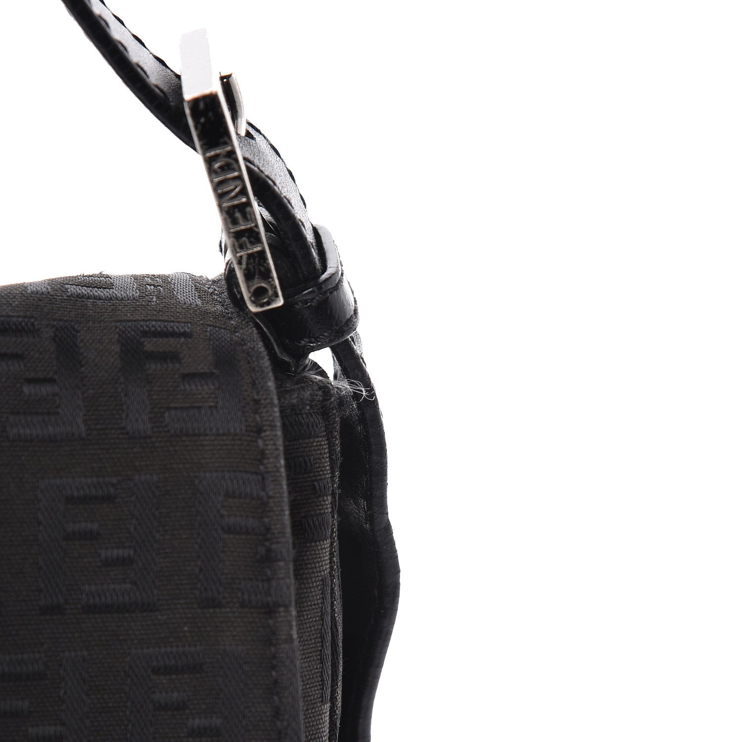 Fendi Zucchino Mama Baguette Black 13 of 17