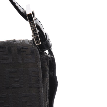 Fendi Zucchino Mama Baguette Black 13 of 17