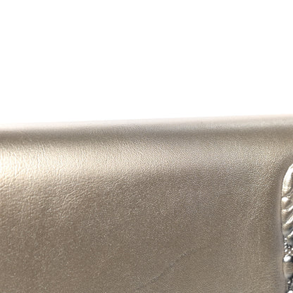 Balenciaga Metallic Calfskin Printed Clutch Multicolor 8 of 10