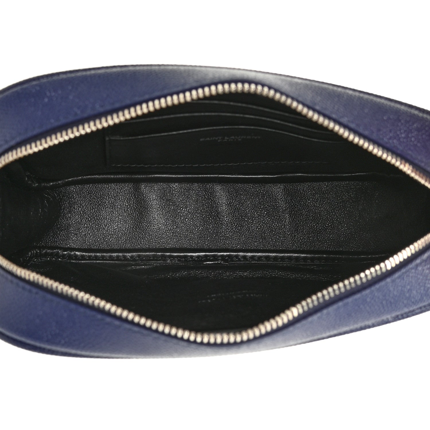 Saint Laurent Grain De Poudre Matelasse Monogram Mini Lou Camera Bag Denim 5 of 12