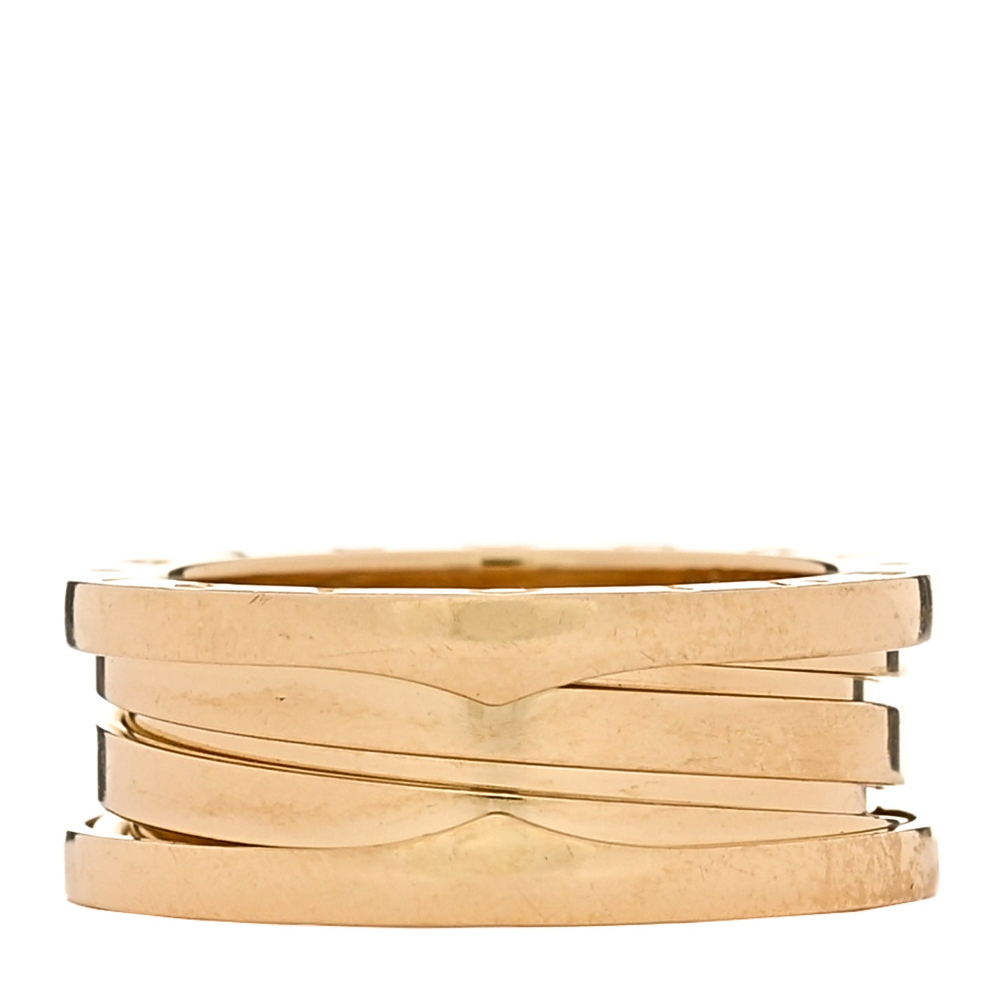 18K Yellow Gold B.Zero1 Three-Band Ring 56 7.5