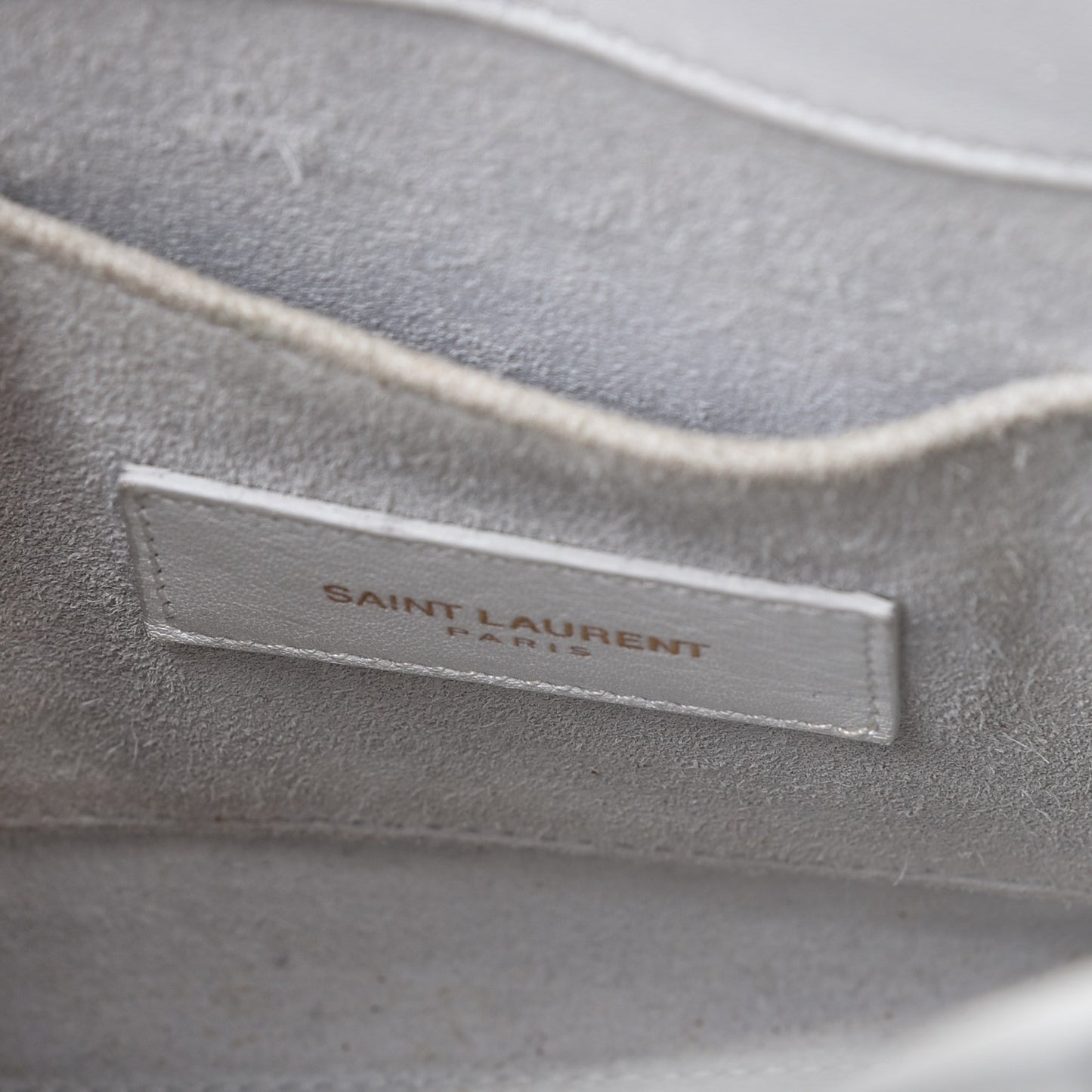 Calfskin Nano Sac de Jour Dove White