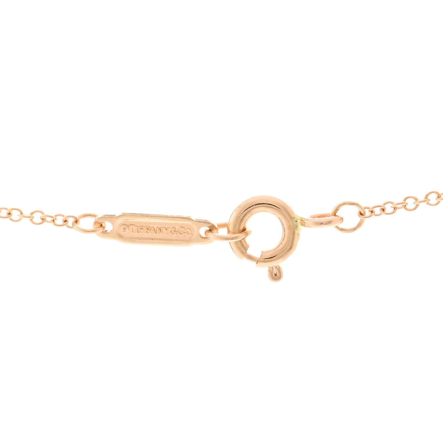 Tiffany 18K Rose Gold Mini Save The Wild Elephant Pendant Necklace 4 of 5