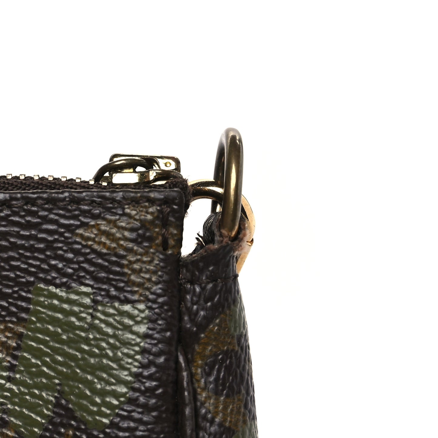 Monogram Graffiti Pochette Accessories Kaki