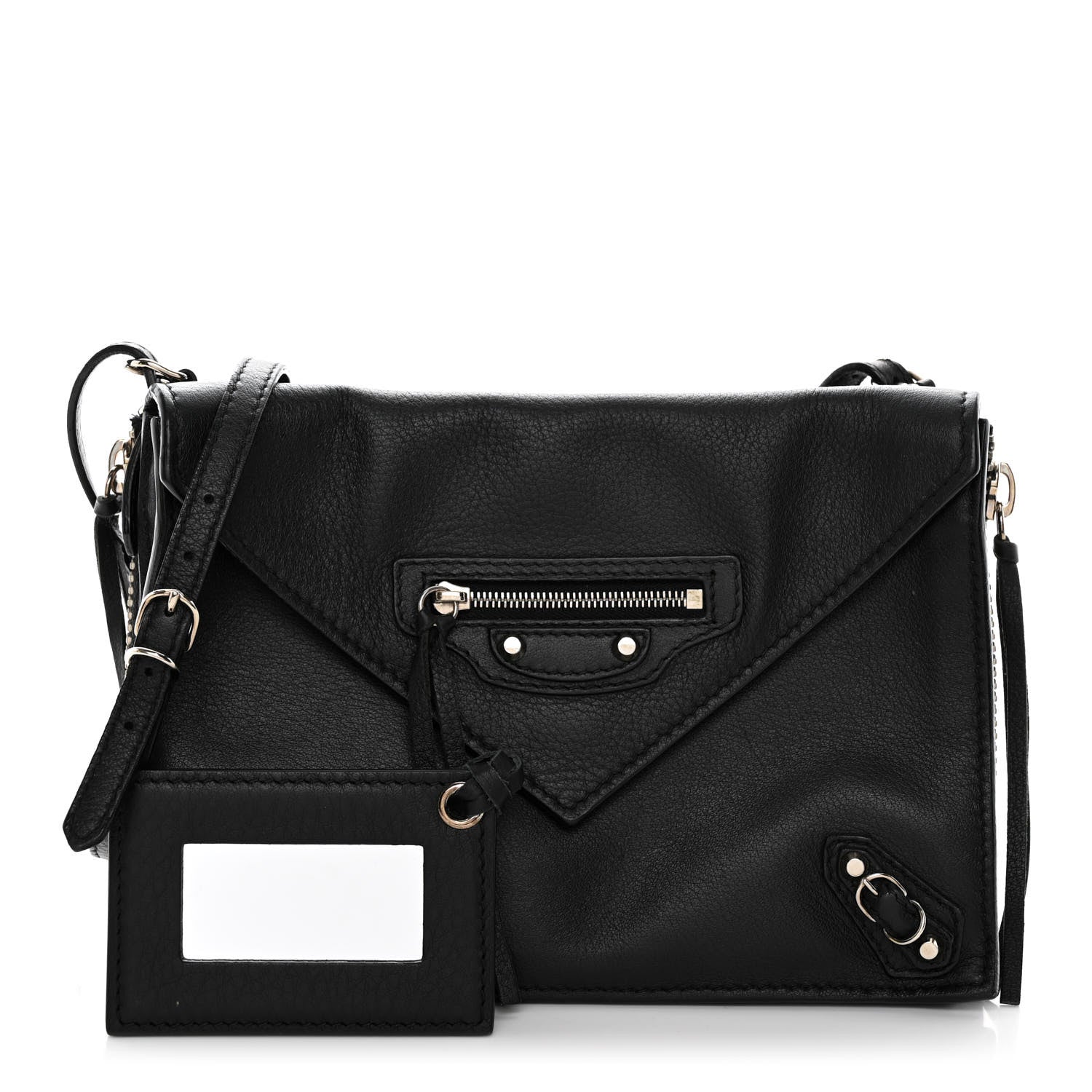 Balenciaga Veau Papier Triple XS Zip Around Crossbody Black 1 of 14