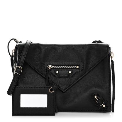 Balenciaga Veau Papier Triple XS Zip Around Crossbody Black 1 of 14