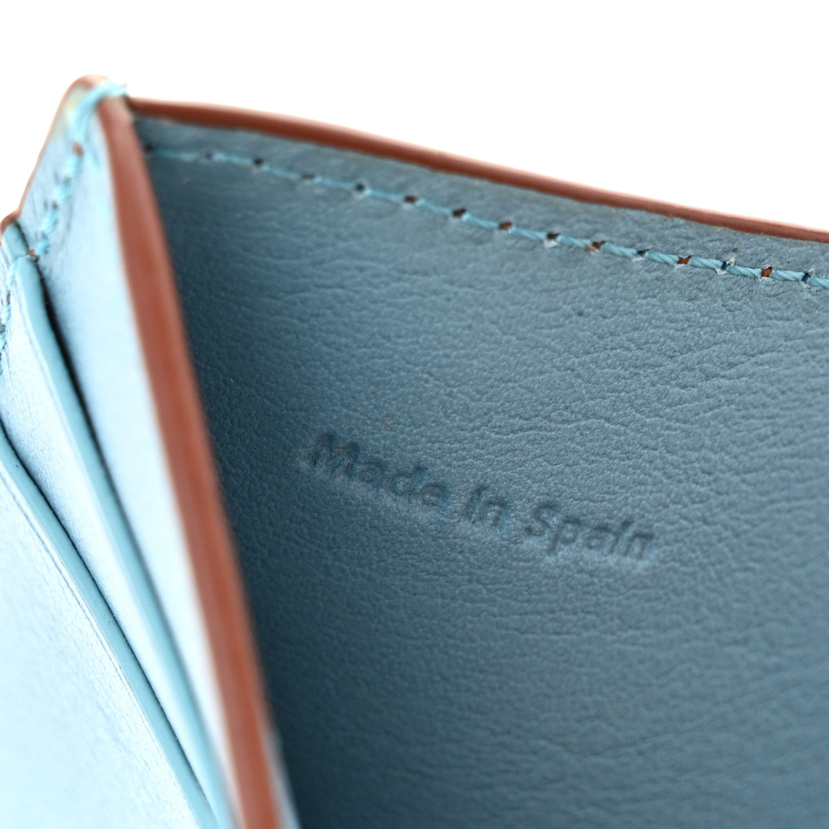 Loewe X HOWL'S MOVING CASTLE Calfskin Heen Trifold Wallet Rust 7 of 11