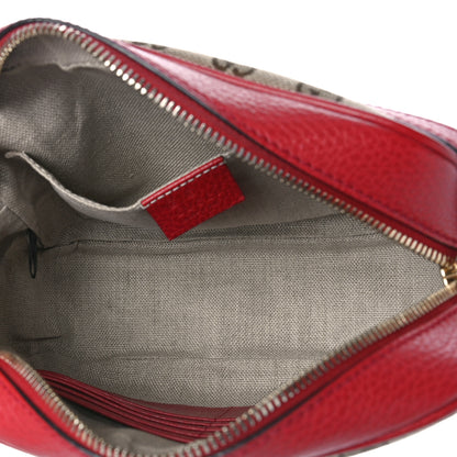 Gucci Monogram Mini Bree Messenger Bag Red 5 of 13