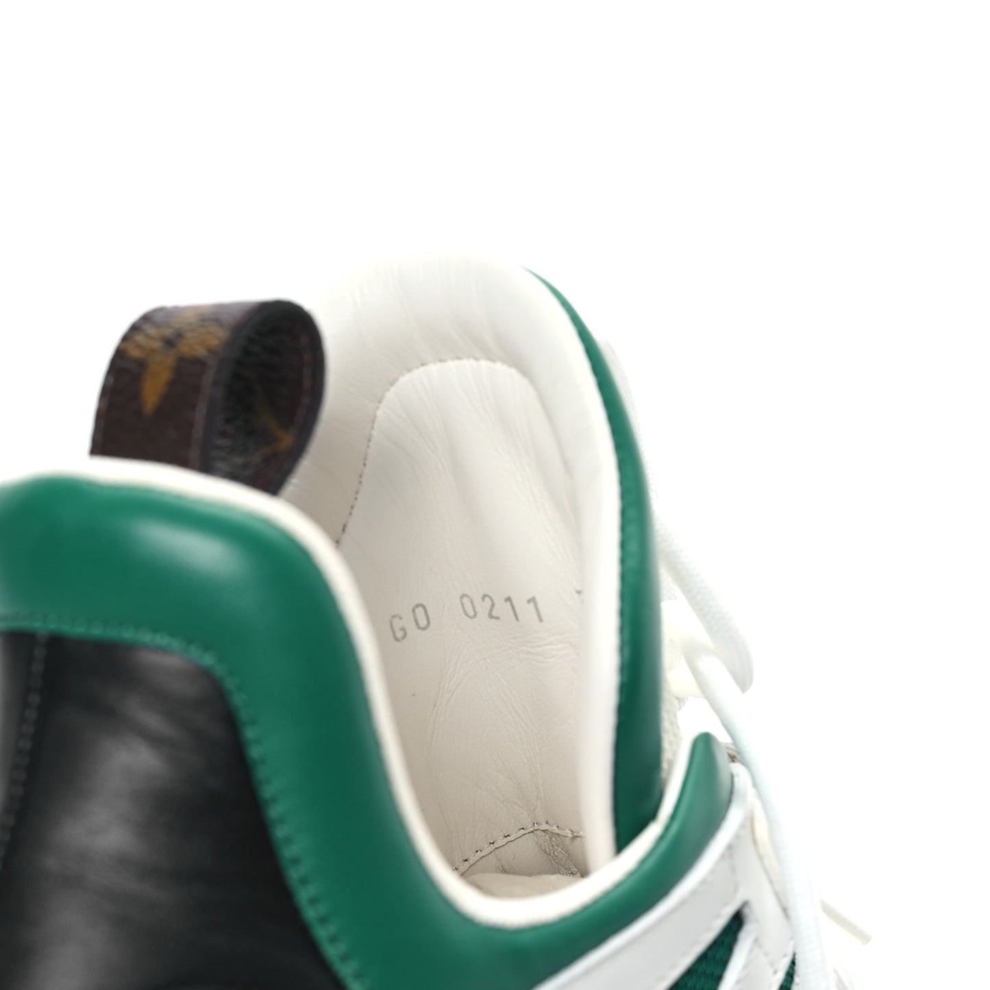 Calfskin Technical Nylon LV Archlight Sneakers 7 Green
