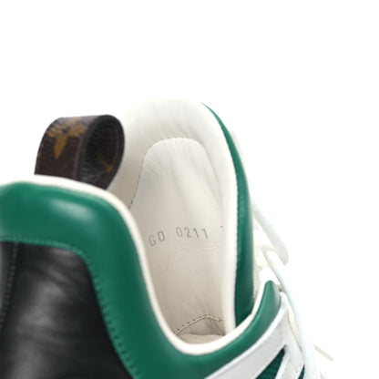 Louis Vuitton Calfskin Technical Nylon LV Archlight Sneakers 7 Green 8 of 9