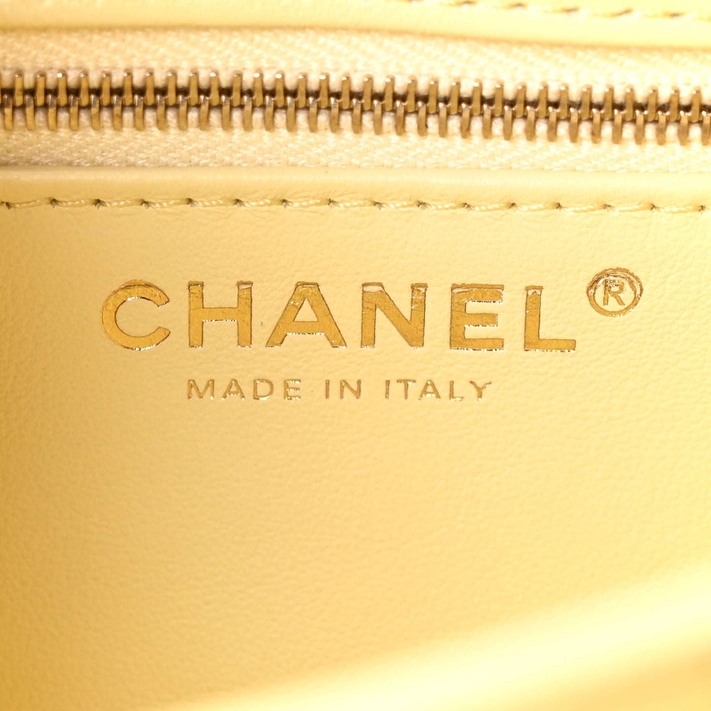 Lambskin Quilted Small Trendy Chain CC Dual Handle Flap Bag Yellow