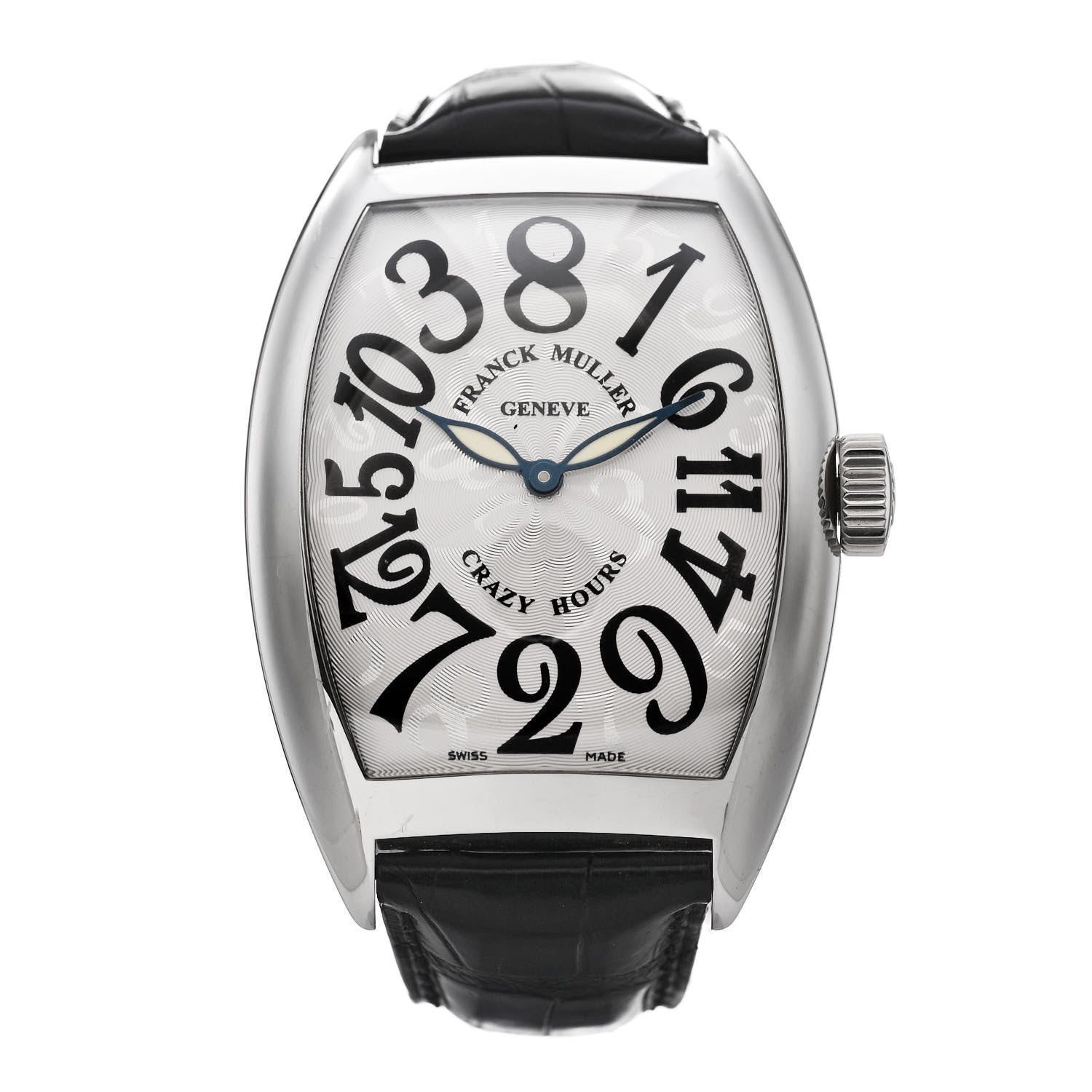 Franck Muller Stainless Steel Alligator 42mm Crazy Hours Automatic Watch 8880CH 1 of 5