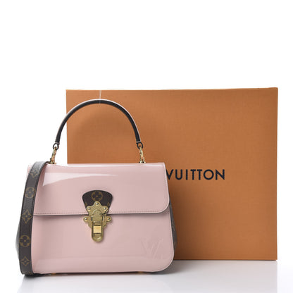 Louis Vuitton Patent Calfskin Monogram Cherrywood PM Rose Ballerine 13 of 13