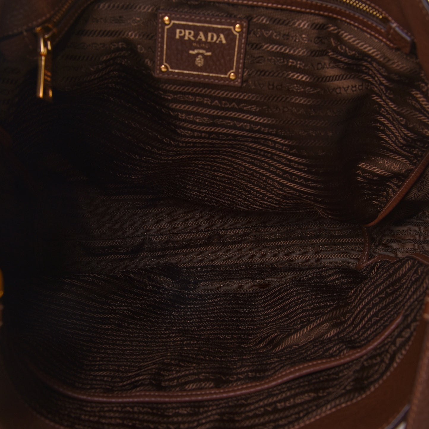 Vitello Daino Tote Tabacco
