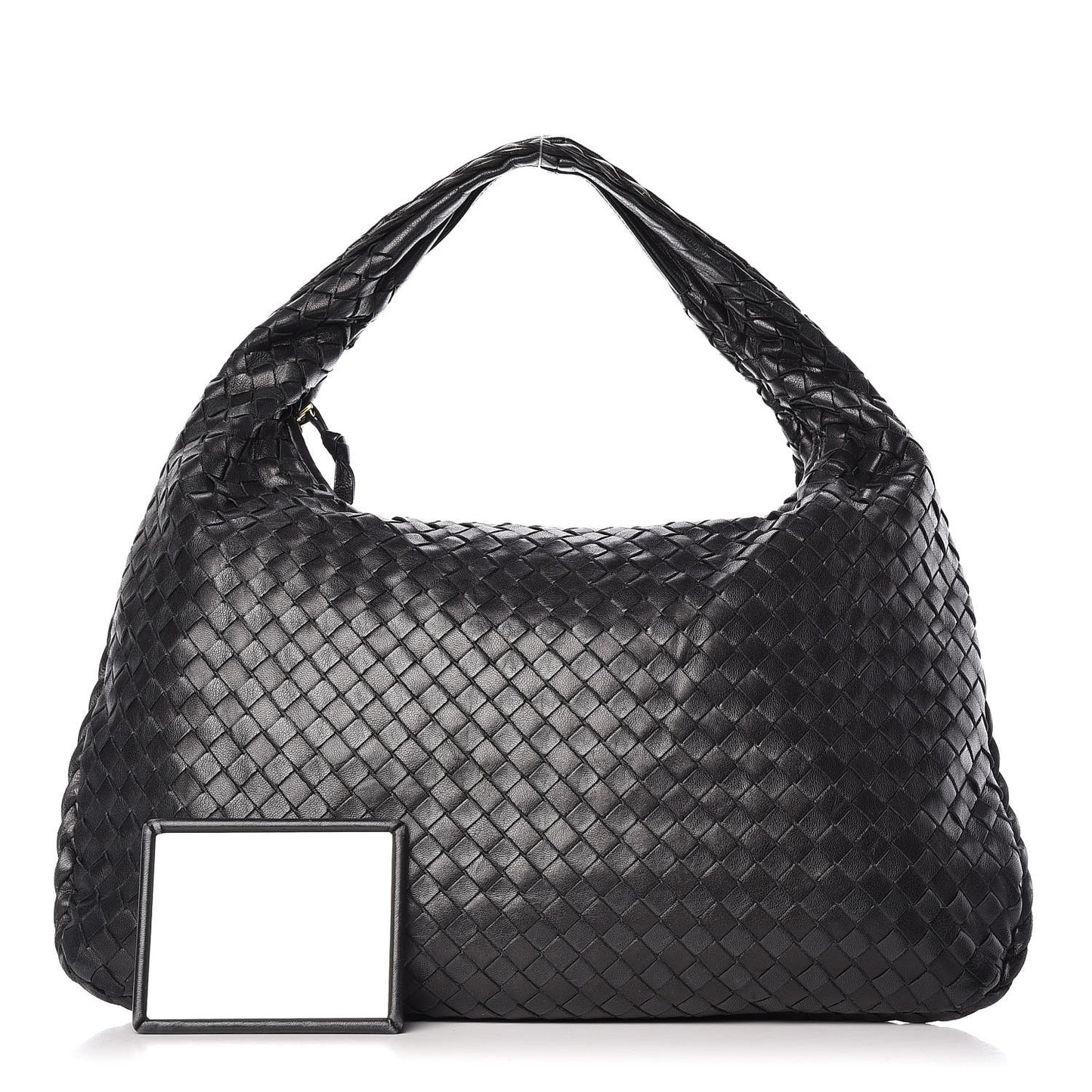 Nappa Intrecciato Medium Veneta Hobo Black