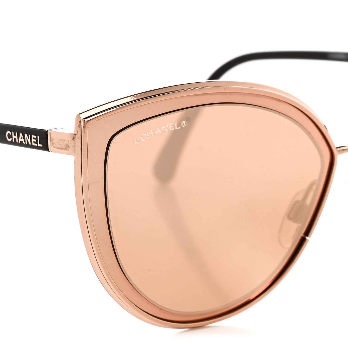 Cat Eye Sunglasses 4222 Pink Gold