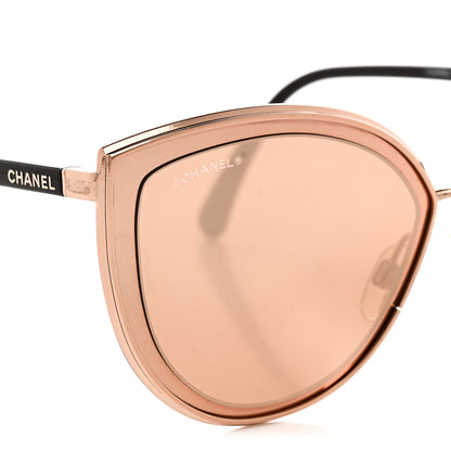 Chanel Cat Eye Sunglasses 4222 Pink Gold 5 of 8