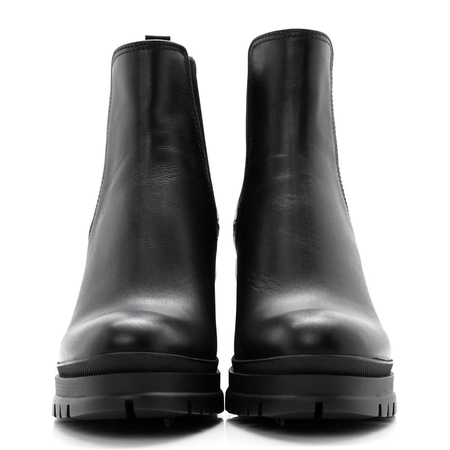 Vitello Montana Lug Sole Chelsea 55mm Boots 36.5 Black