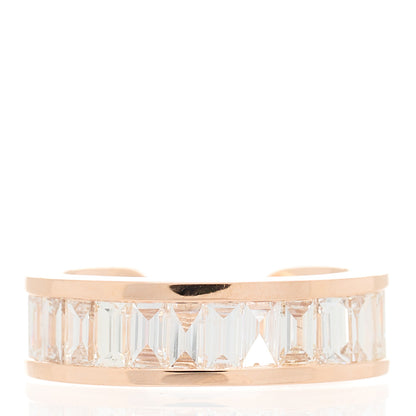 Anita Ko 18K Rose Gold Diamond Baguette Ear Cuff Earring 3 of 5
