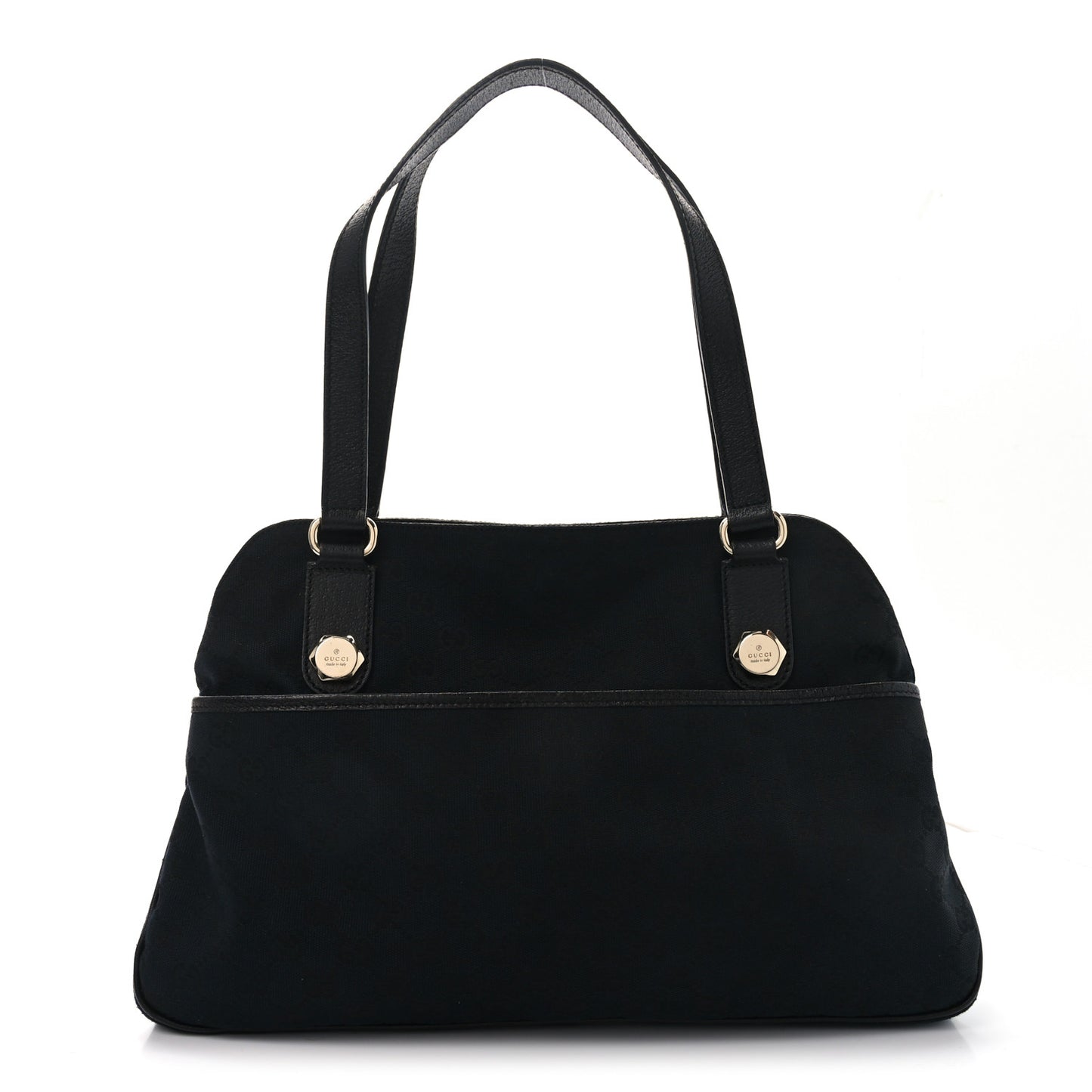 Monogram Medium Charmy Shoulder Bag Black