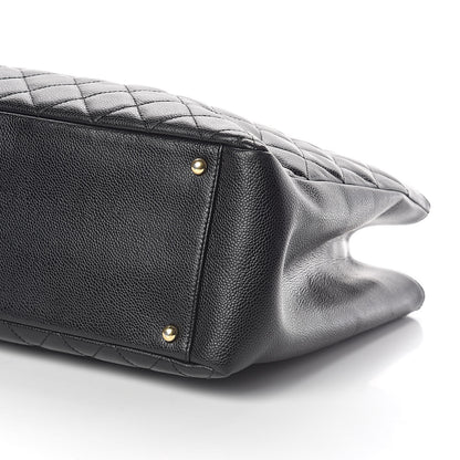 Chanel Caviar Quilted XL Grand Shopping Tote GST Black 10 of 10
