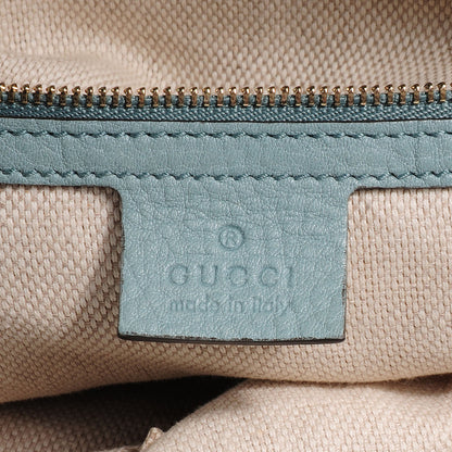 Gucci Calfskin Medium Soho Chain Hobo Splash Blue 6 of 8