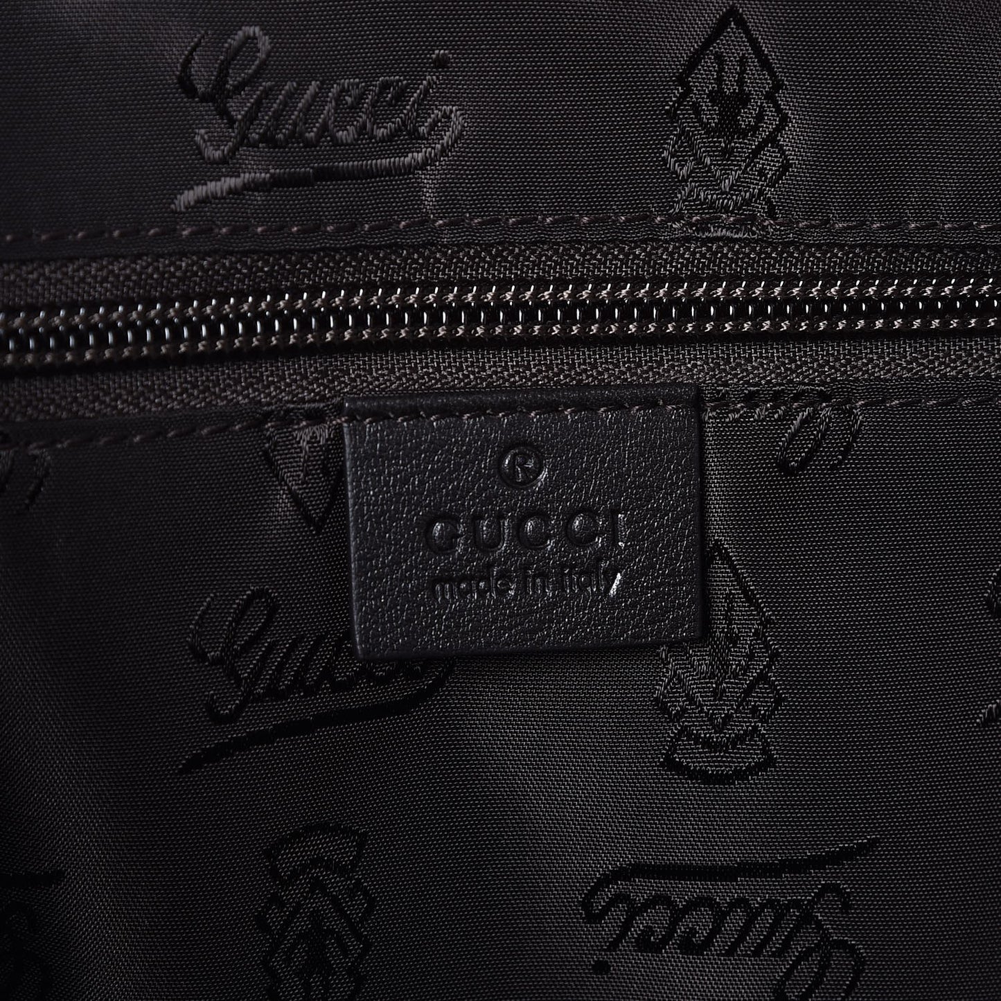 Guccissima Large Carry On Duffle Black