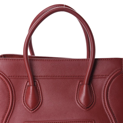 Celine Supple Calfskin Medium Phantom Luggage Red 9 of 9