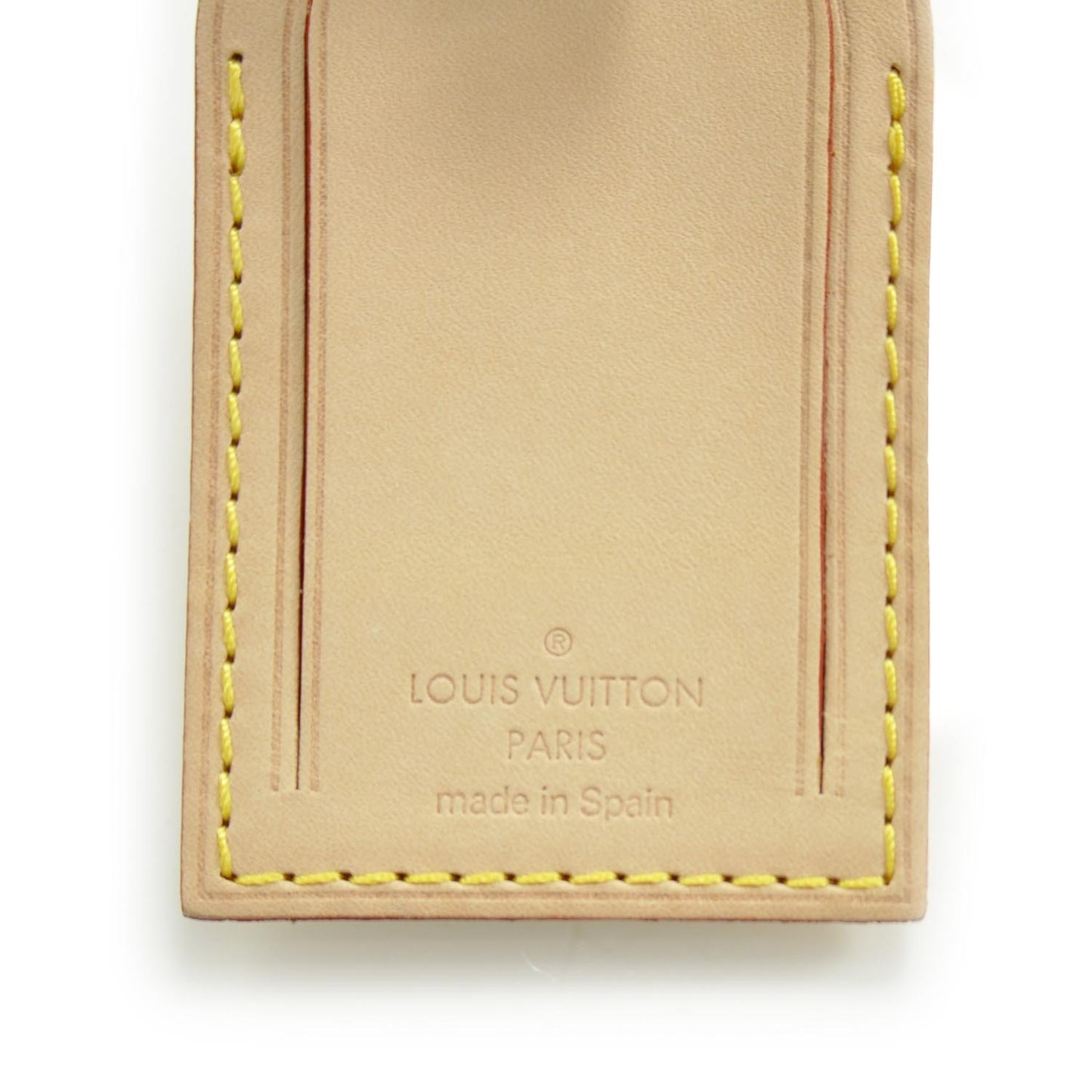 Vachetta Leather Luggage Tag