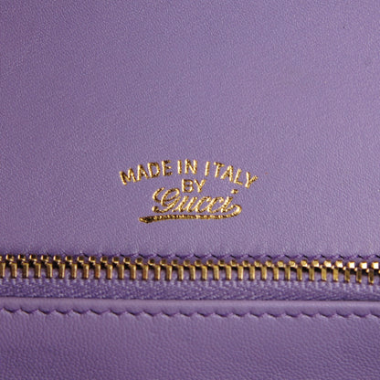 Gucci Lambskin 1973 Chain Shoulder Bag Lilac 6 of 9