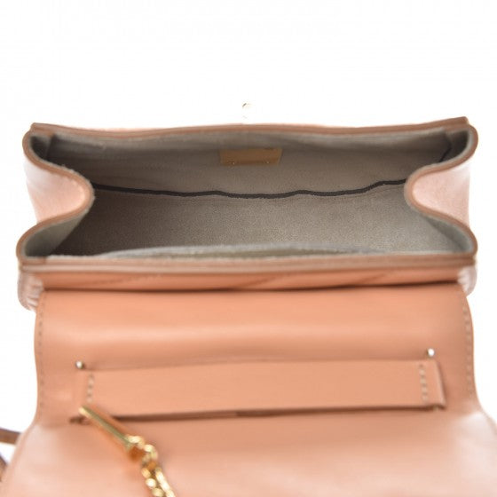Calfskin Quilted Mini Drew Bijou Shoulder Bag Blushy Pink