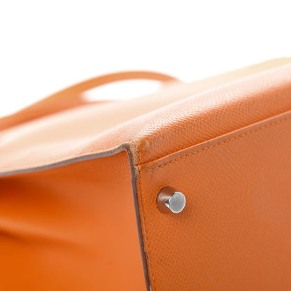 Hermes Epsom Kelly Sellier 35 Orange 12 of 21